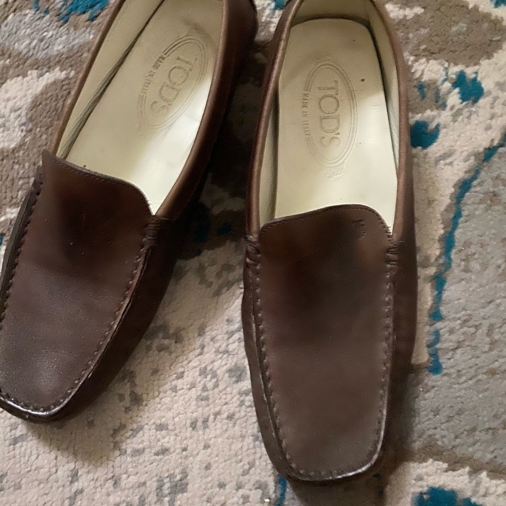 Dark Chocolate Tod’s Moccasin